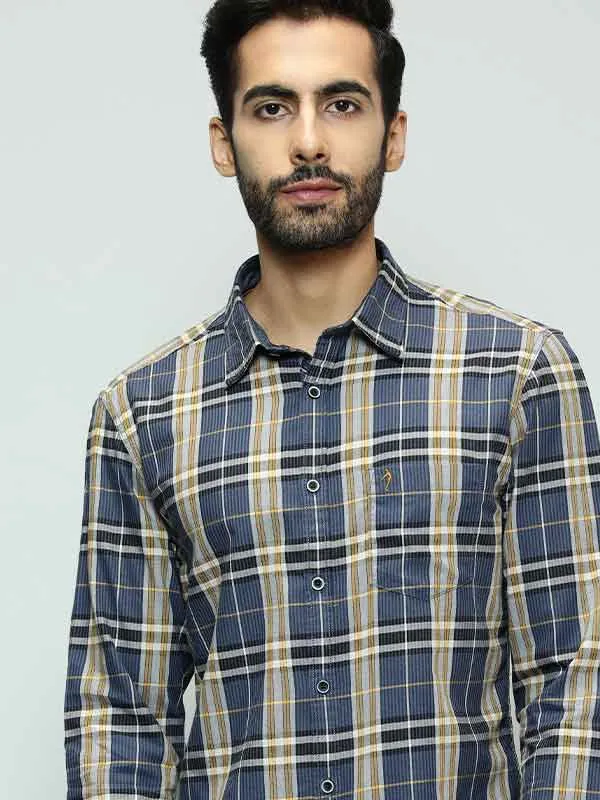 Men Checked Full Sleeve Cotton Shirt