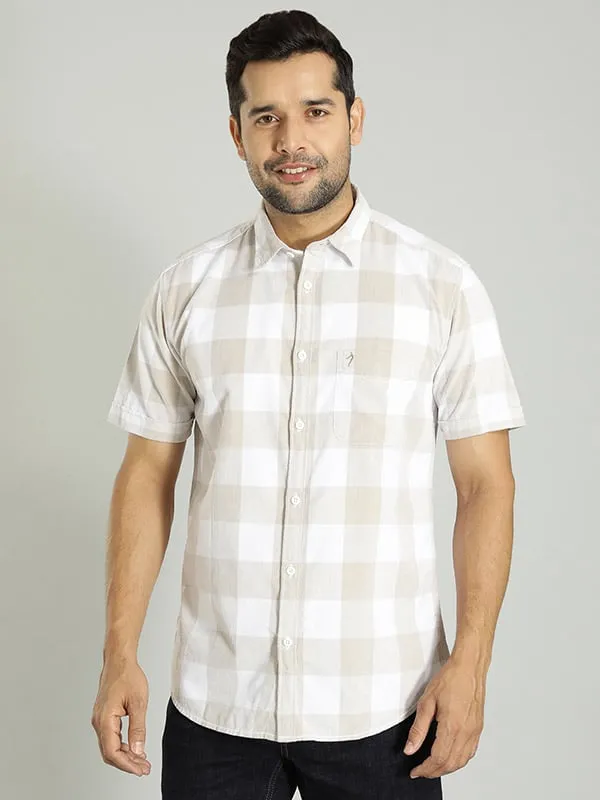 Men Checked Full Sleeve Cotton Shirt