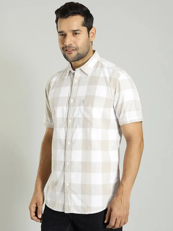 Men Checked Full Sleeve Cotton Shirt