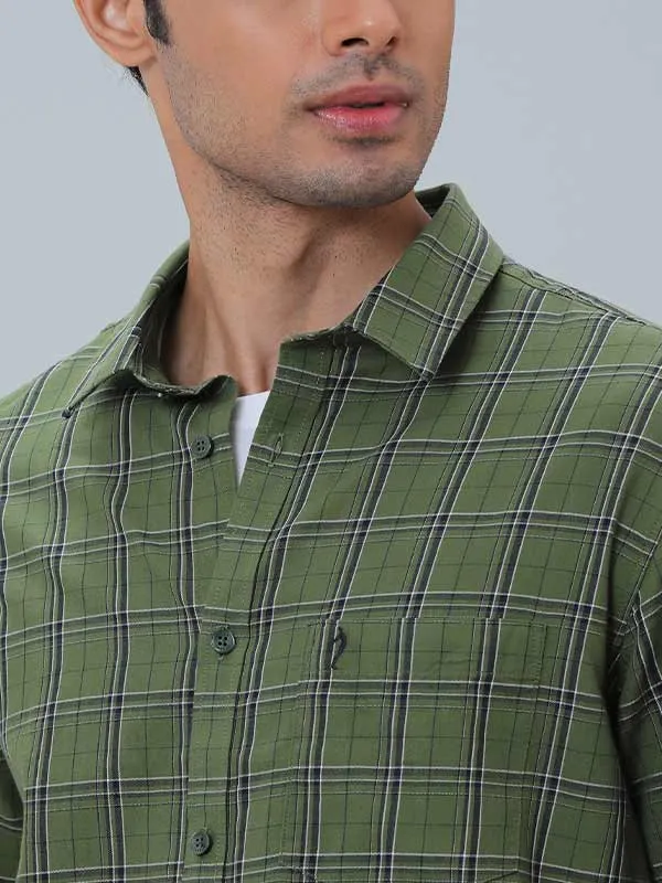 Men Fairtrade Checked Full Sleeve Cotton Shirt