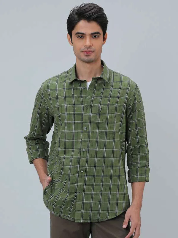 Men Fairtrade Checked Full Sleeve Cotton Shirt