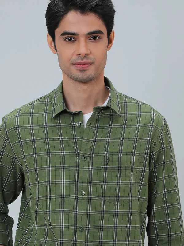 Men Fairtrade Checked Full Sleeve Cotton Shirt