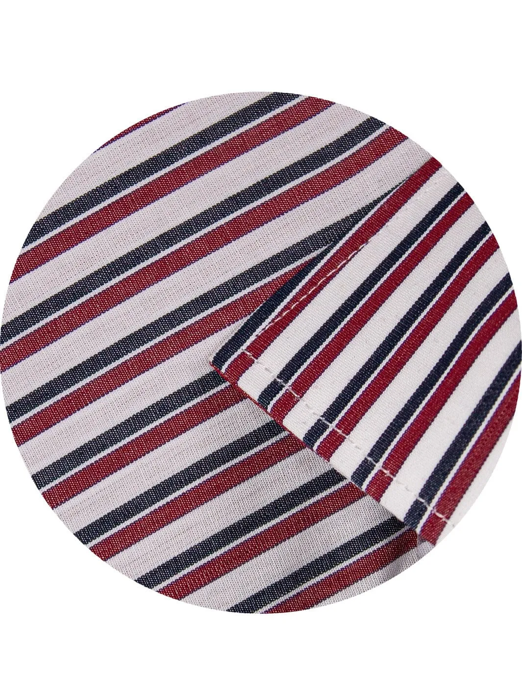 Men's Premium Cotton Striped Shirt - Multi Colour Stripes (1299)