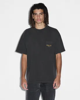 MILLS POCKET SS TEE FADED BLACK