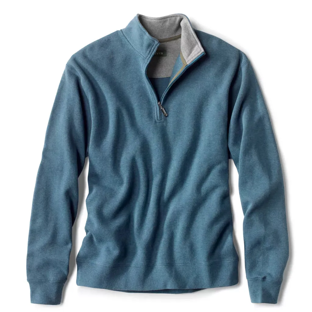 Mens Ultra-Soft Orvis Signature Quarter-Zip Pullover