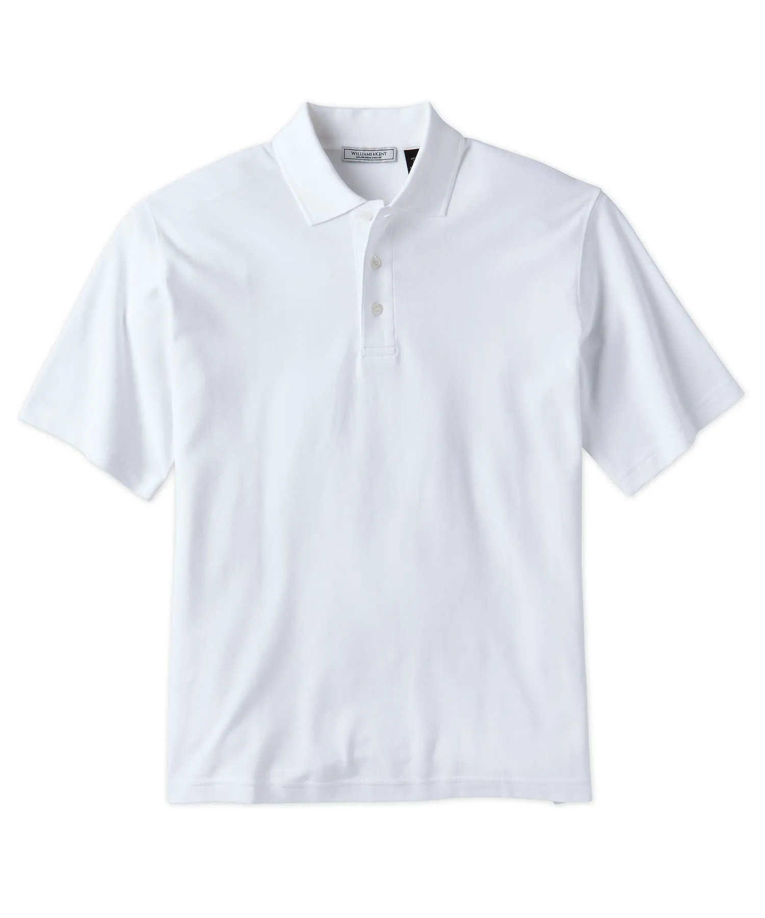 Pima Cotton Pique Knit Collar Polo Shirt