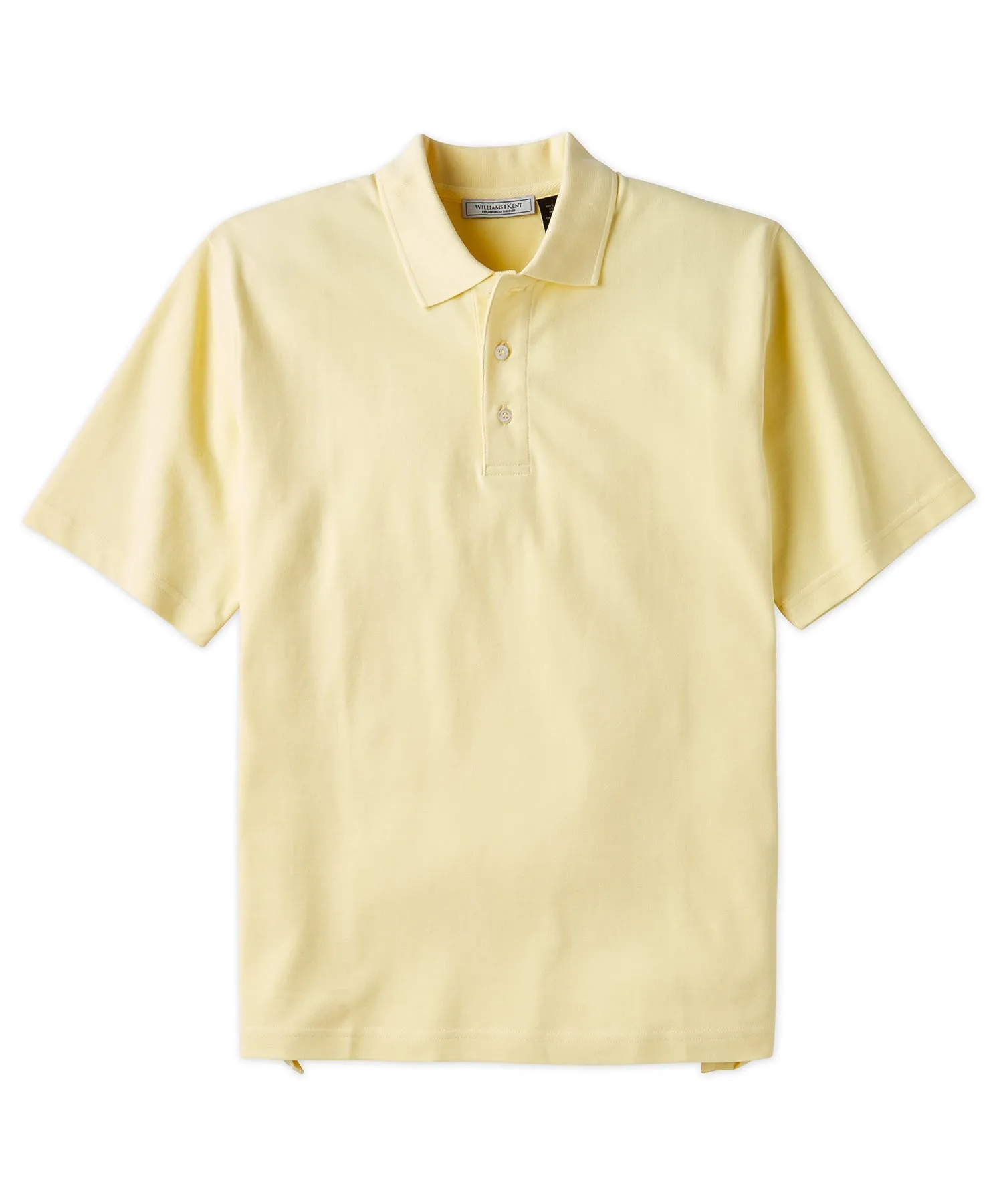 Pima Cotton Pique Knit Collar Polo Shirt