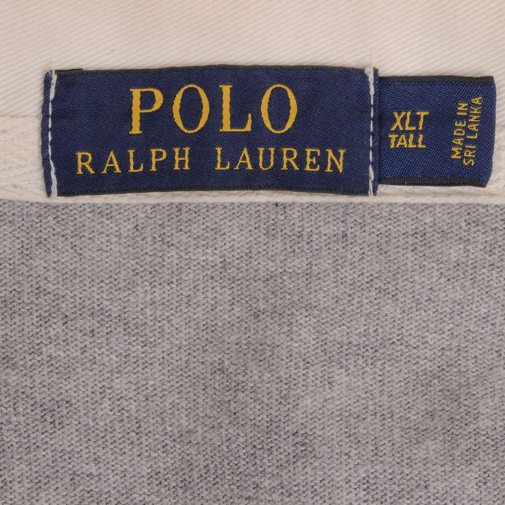 POLO RALPH LAUREN P67 GREY RUGBY POLO SHIRT SIZE XL TALL