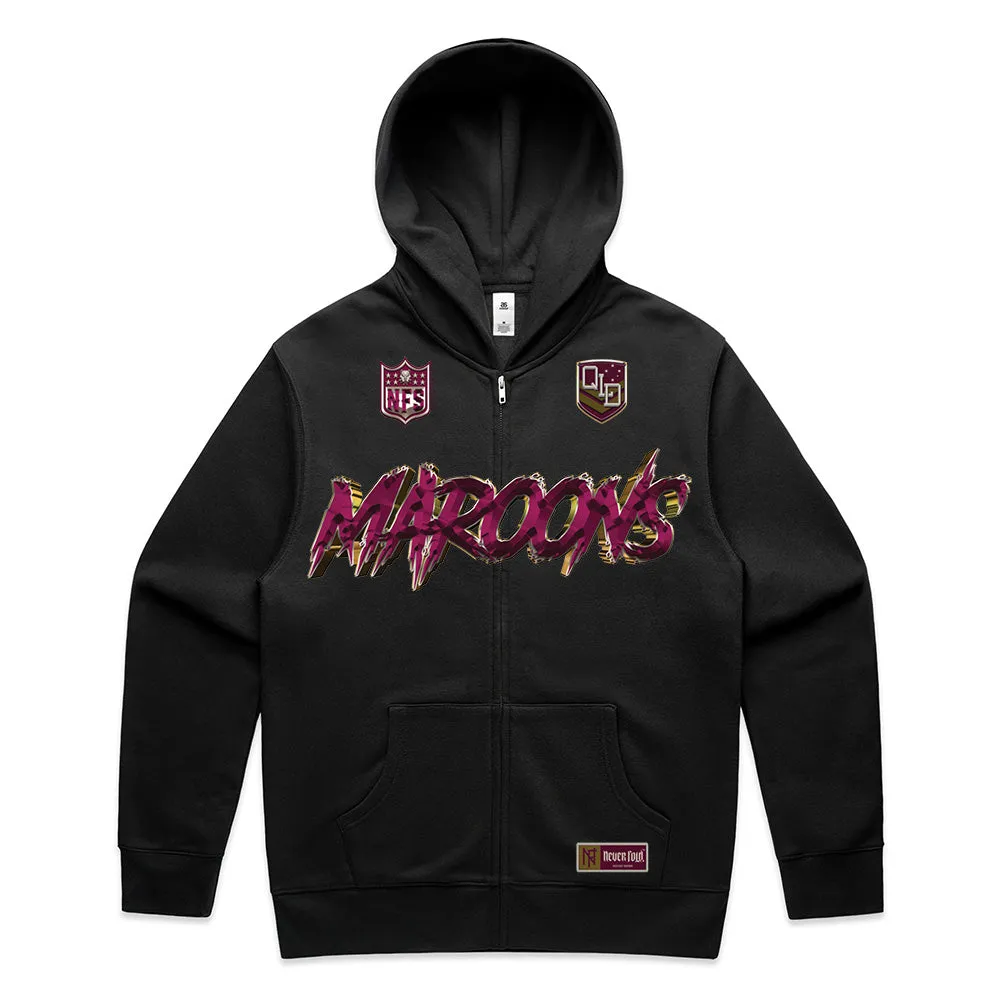 QLD MAROONS Limited Edition Full Zip Up Hoodie