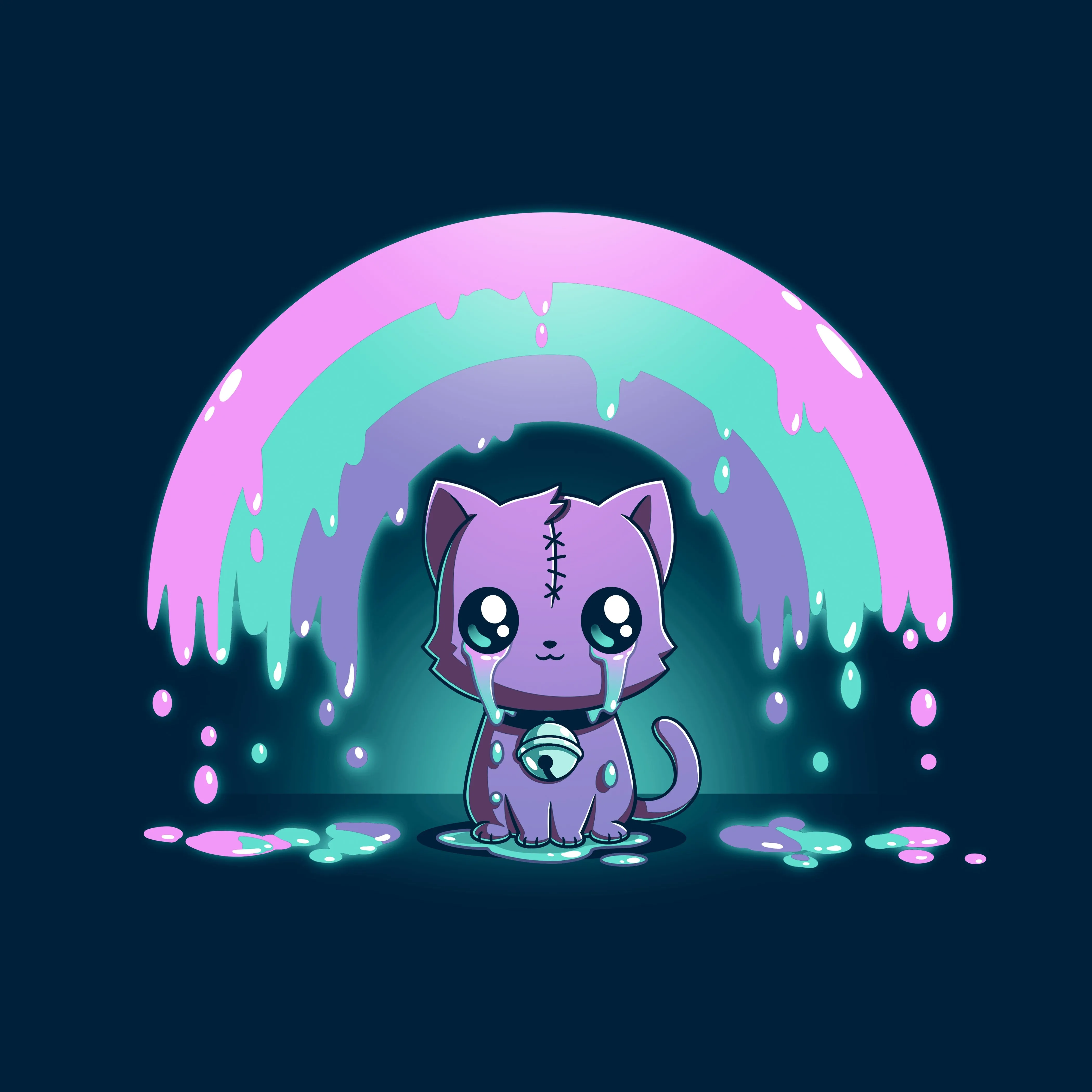 Rainbow Crying Cat