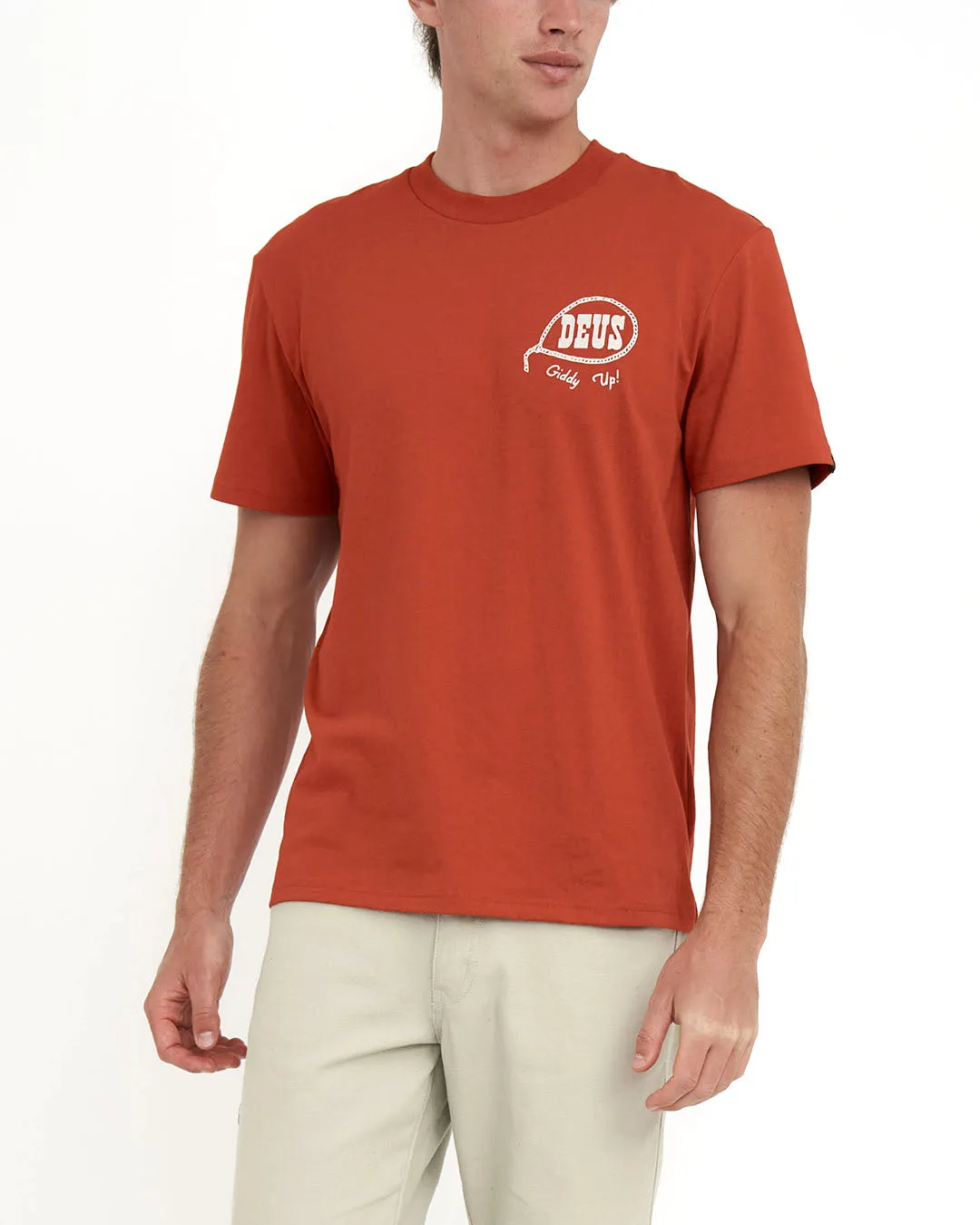 ROPEBURN TEE - RED CLAY