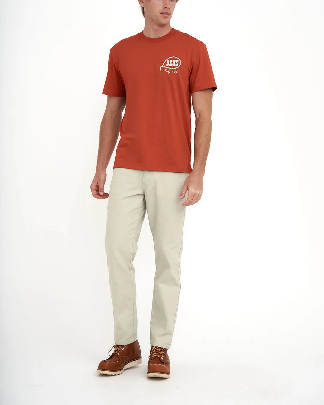 ROPEBURN TEE - RED CLAY