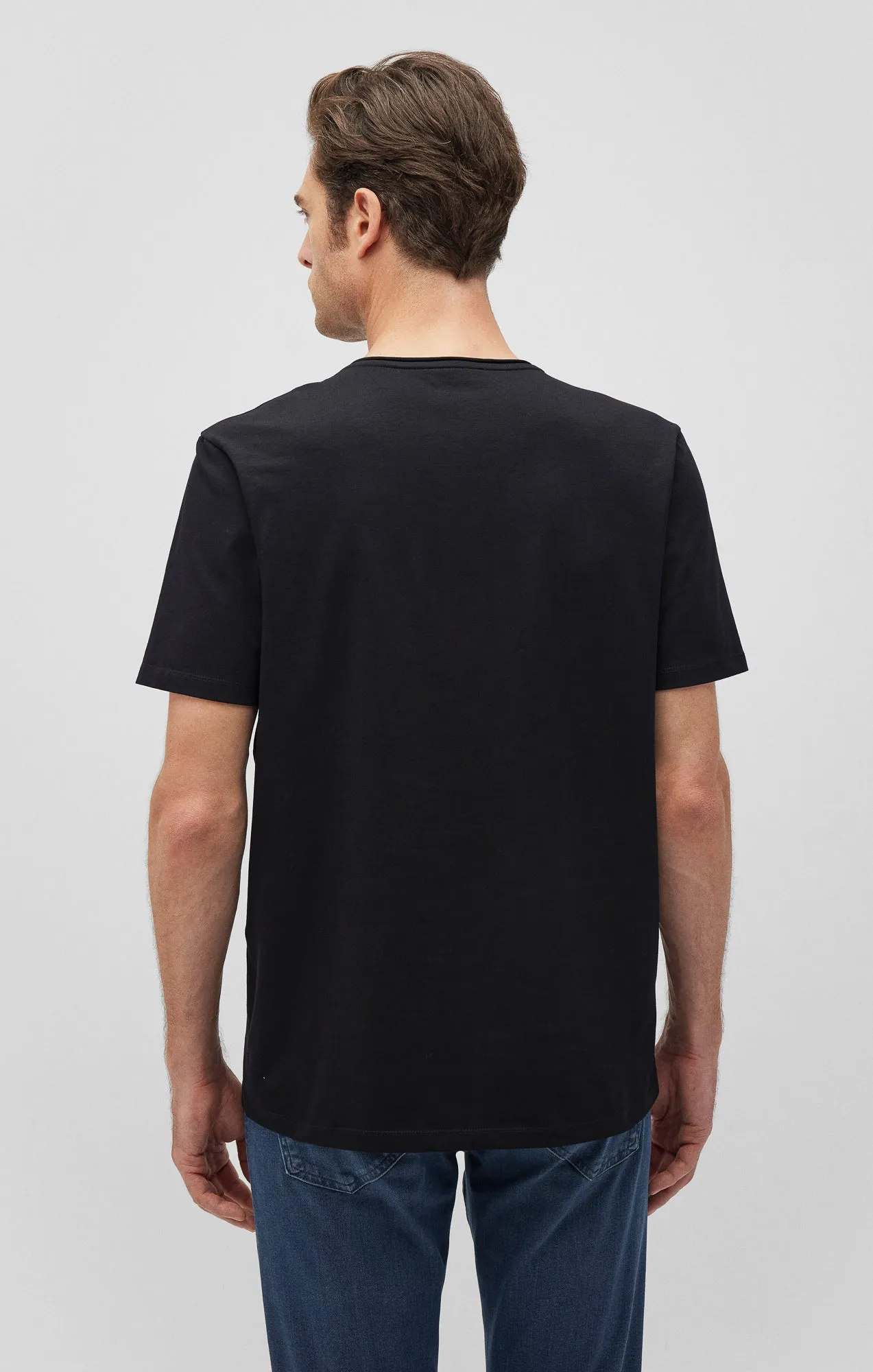 SHORT SLEEVE T-SHIRT IN BLACK