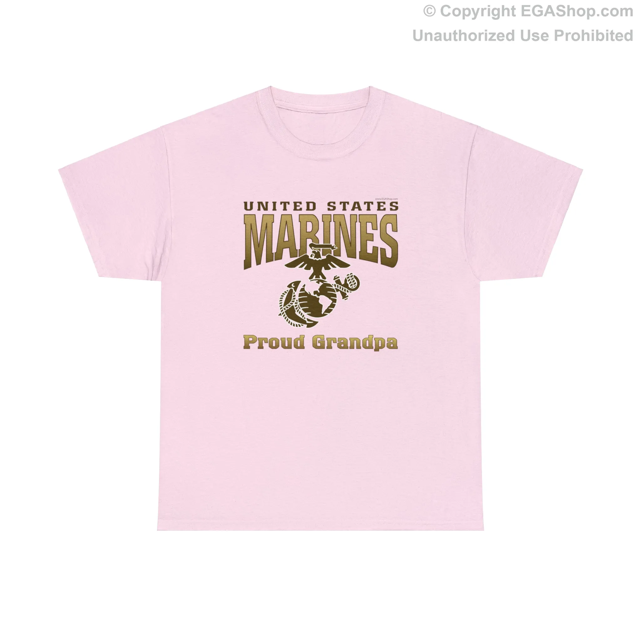 T-Shirt: United States Marines Proud Grandpa