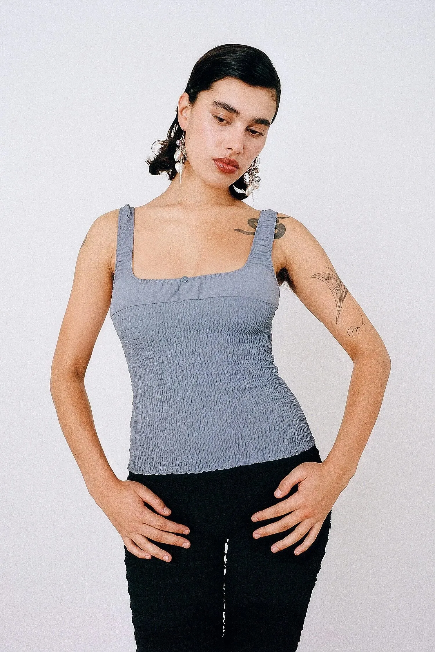 The Deba Cami, Denim Blue