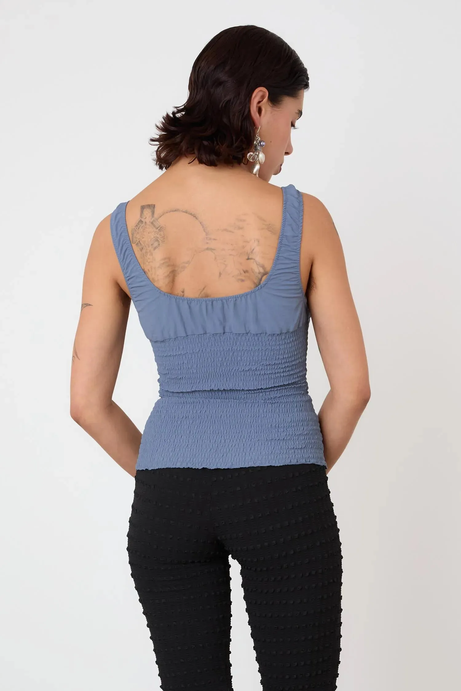 The Deba Cami, Denim Blue