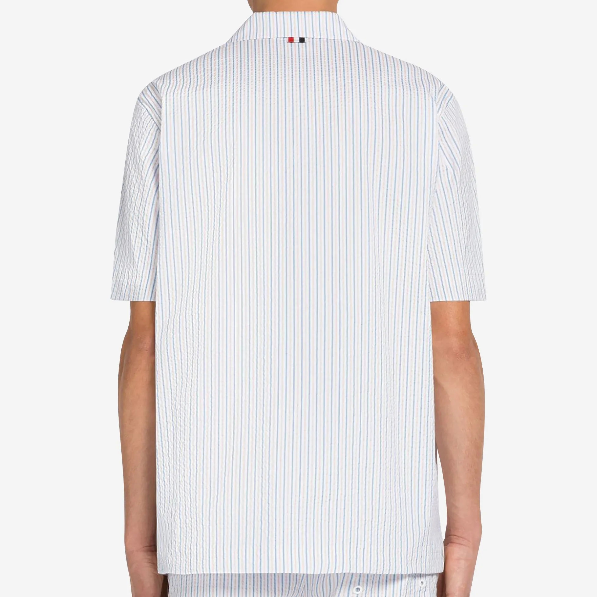 Thom Browne Seersucker Tech Swim Shirt