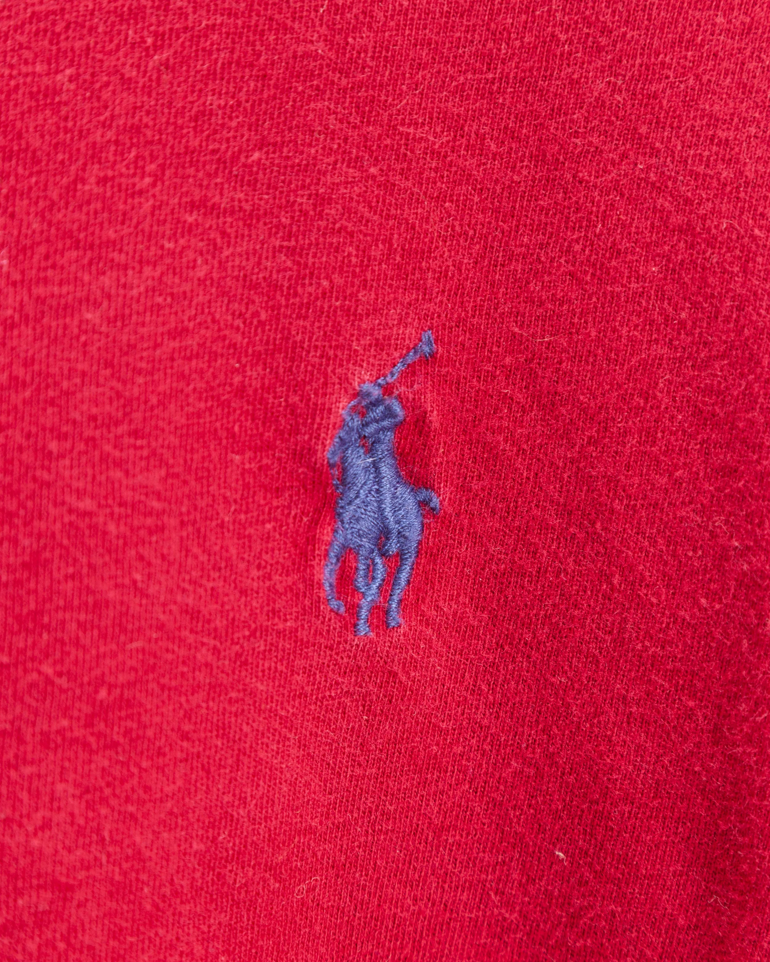 Vintage Polo Ralph Lauren Long Sleeve Single Stitch T-Shirt (Medium)